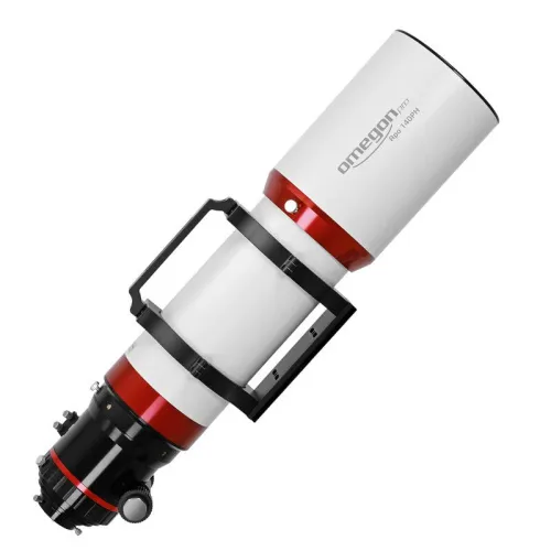 a fényképen:  Omegon Pro APO AP 140/910 Triplet OTA teleszkóp,  4