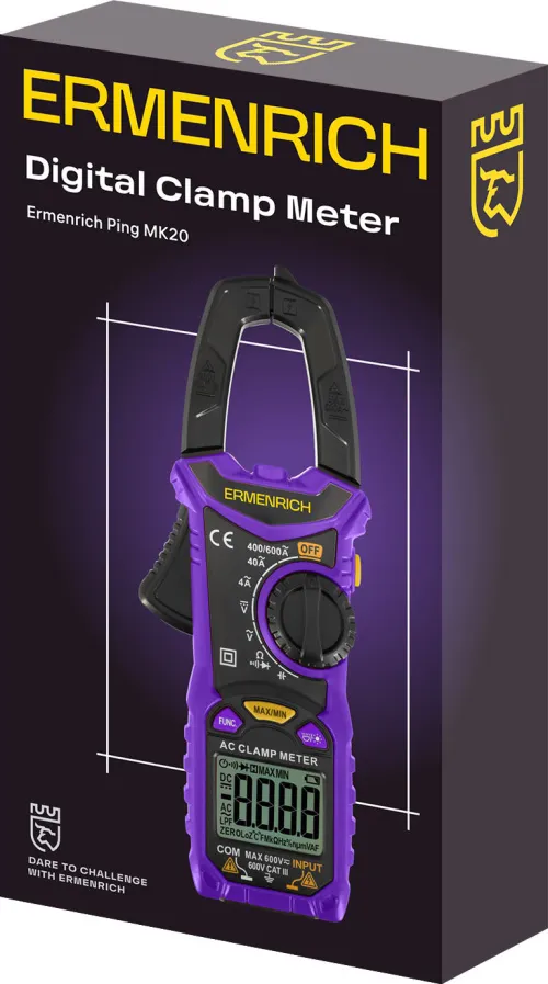 a képen:  Ermenrich Ping MK20 digitális lakatfogó,  2