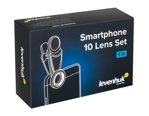 a fényképen:  Levenhuk Lens S10 okostelefon lencsekészlet,  6