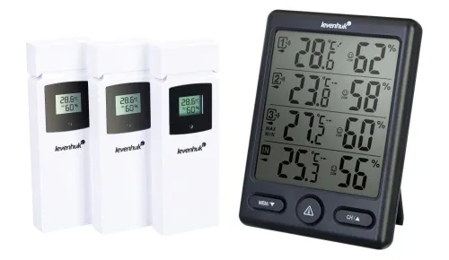 a fényképen:  Levenhuk Wezzer PLUS LP20 időjárás-állomás,  3