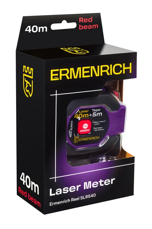 a fényképen:  Ermenrich Reel SLR540 Lézeres mérőszalag,  8