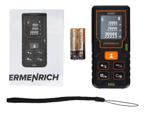 a fotón:  Ermenrich Reel PLUS GD60 lézeres mérő,  2