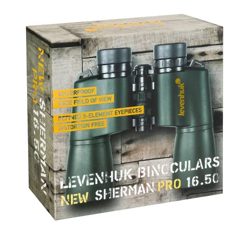 a képen:  Levenhuk New Sherman PRO 16x50 kétszemes távcső,  13