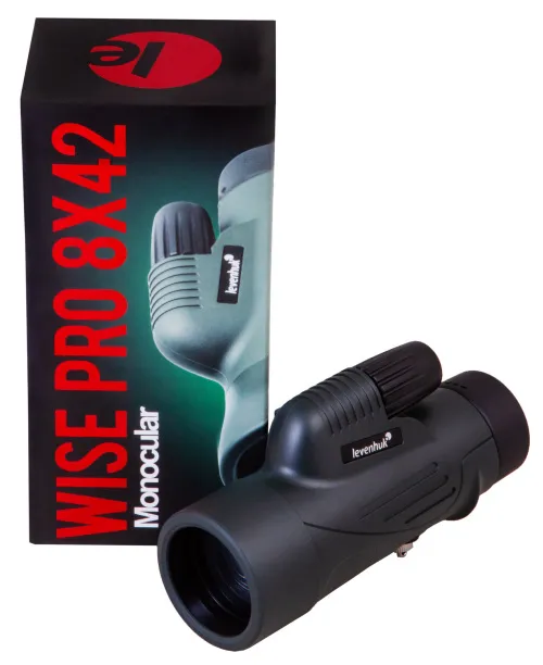 a fényképen:  Levenhuk Wise PRO 8x42 egyszemes távcső,  11