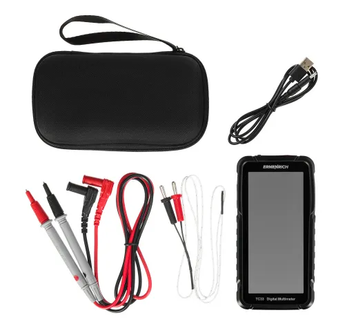 a képen:  Ermenrich Zing TC33 digitális multiméter,  10