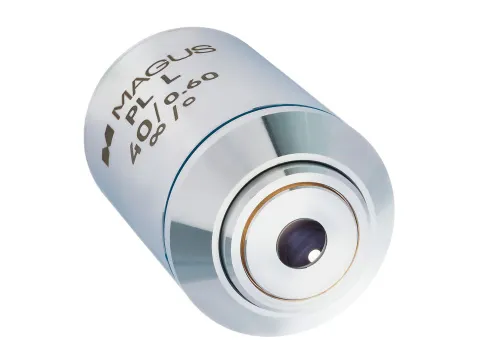 a fényképen:  MAGUS 40PLL 40х/0,60 Plan H SzM 3,98 mm objektív,  3