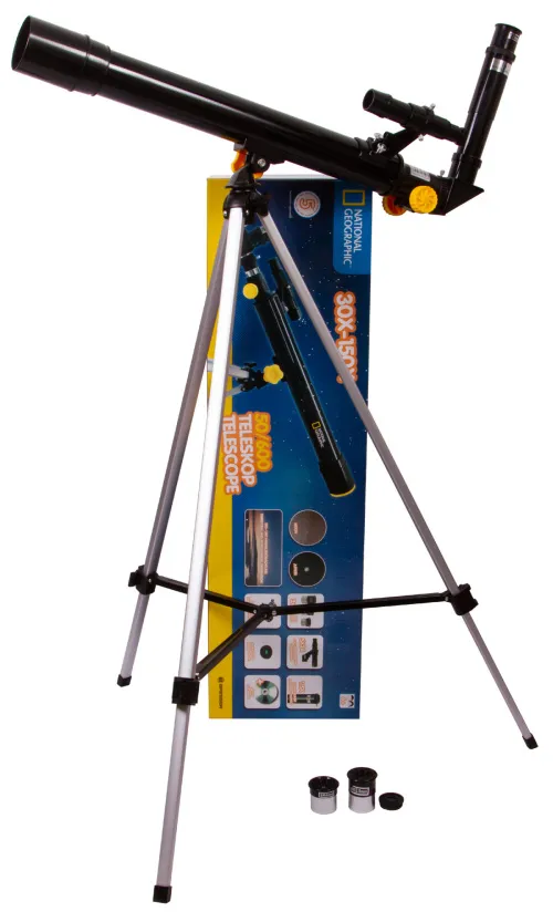 a képen:  Bresser National Geographic 50/600 AZ teleszkóp,  2