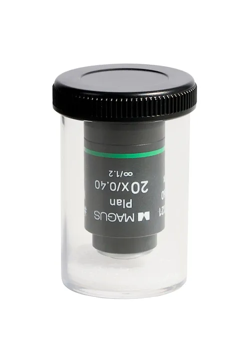 a képen:  MAGUS 20PL60V 20х/0,40 ∞/ 1,2 H 60 mm objektív,  5