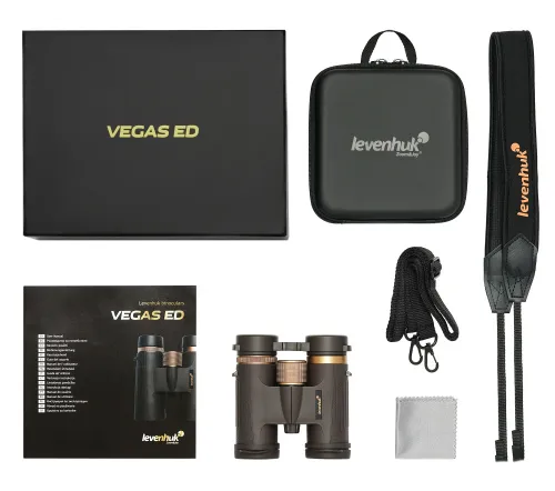 a képen:  Levenhuk Vegas ED 10x42 kétszemes távcső,  6