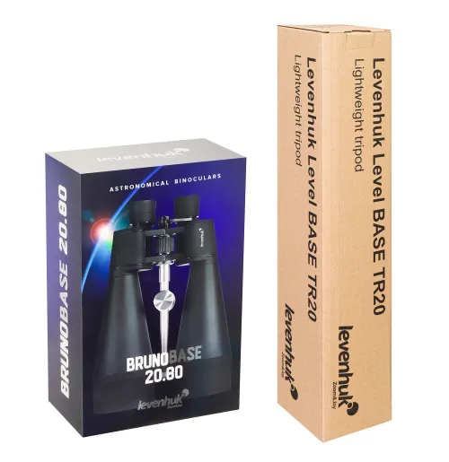 a fényképen:  Levenhuk Bruno BASE 20x80 kétszemes távcső és háromlábú állvány készlet  ,  17