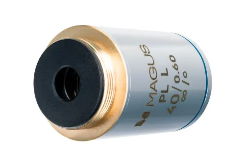 a fényképen:  MAGUS 40PLL 40х/0,60 Plan H SzM 3,98 mm objektív,  4