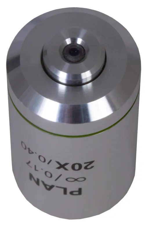 a fényképen:  Levenhuk MED 20x végtelen-plan-akromatikus objektív,  4