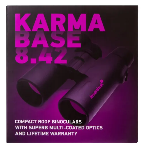 a fényképen:  Levenhuk Karma BASE 8x42 kétszemes távcső,  14