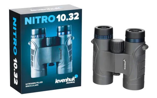 a fényképen:  Levenhuk Nitro 10x32 kétszemes távcső,  4