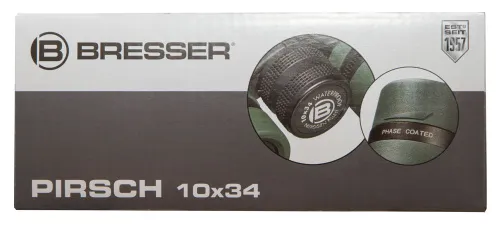 a fényképen:  Bresser Pirsch 10x34 kétszemes távcső,  17