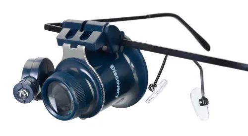 a fényképen:  Levenhuk Discovery Crafts DGL 20 nagyítószemüvegek,  7