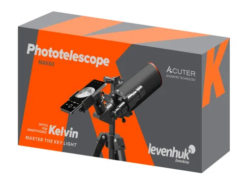 a képen:  Levenhuk Kelvin MAK60 mini AZ fototeleszkóp,  12