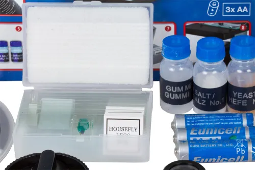 a képen:  Bresser Junior 40x–1024x mikroszkóp, tok nélkül,  10