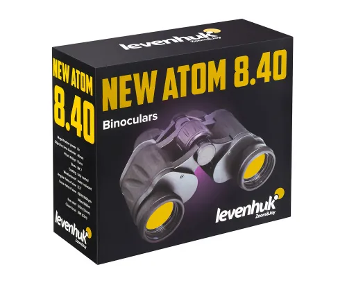 a fényképen:  Levenhuk New Atom 8x40 kétszemes távcső,  13