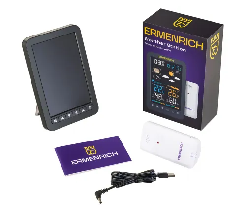 a fényképen:  Ermenrich Report WR30 időjárás-állomás,  2