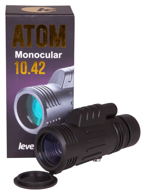 a fényképen:  Levenhuk Atom 10x42 egyszemes távcső,  9