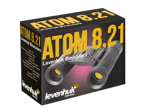 a fényképen:  Levenhuk Atom 8x21 kétszemes távcső,  12