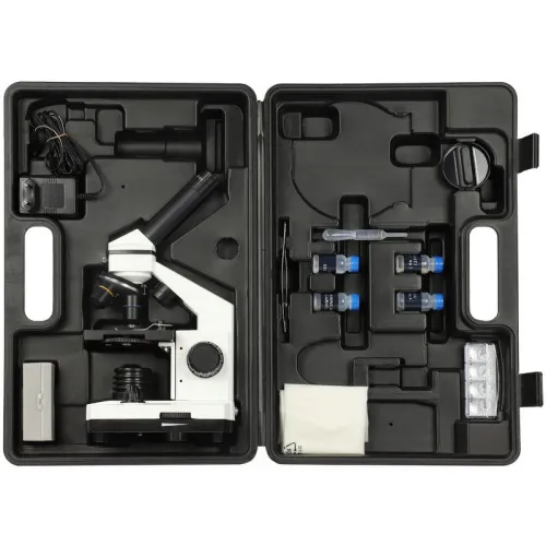 a fényképen:  Omegon VisioStar 40-400x LED Microscope,  11