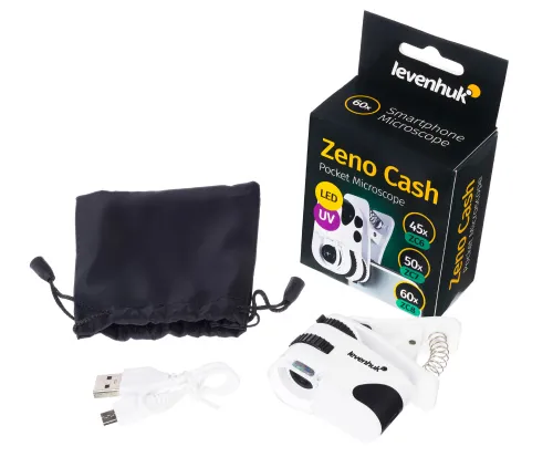 a fotón:  Levenhuk Zeno Cash ZC8 zsebmikroszkóp,  2