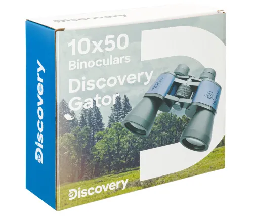 a fényképen:  Levenhuk Discovery Gator 10x50 kétszemes távcső,  12