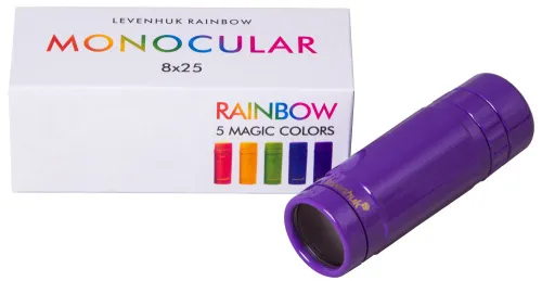 a fényképen:  Levenhuk Rainbow 8x25 egyszemes távcső,  3