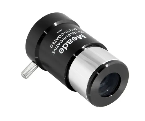 a fényképen:  Meade 4000 sorozatú #128 3x rövid fókuszú Barlow-lencse 1,25",  2