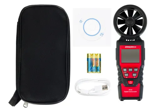 a képen:  Ermenrich Seek DN30 digitális anemométer,  7