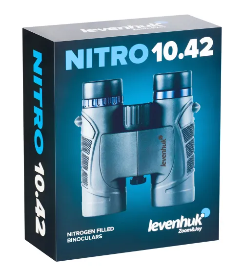 a fényképen:  Levenhuk Nitro 10x42 kétszemes távcső,  12