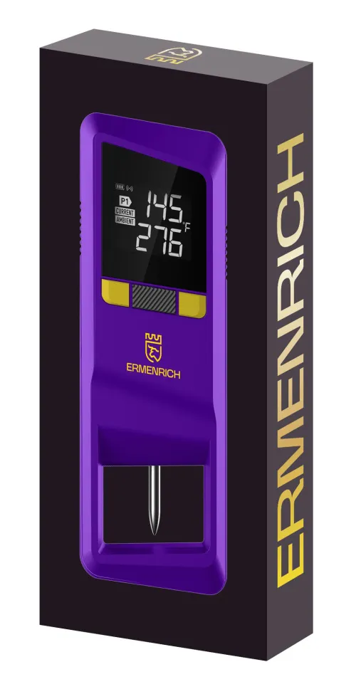 a fényképen:  Ermenrich BBQ GT30 húshőmérő,  2