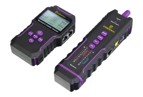 a fényképen:  Ermenrich NetGeeks NP45 multifunkcionális kábeltesztelő,  4