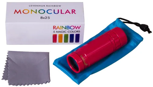 a fényképen:  Levenhuk Rainbow 8x25 egyszemes távcső,  2