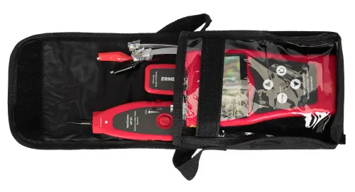 a képen:  Ermenrich NetGeeks NP30 hálózati kábeltesztelő,  2