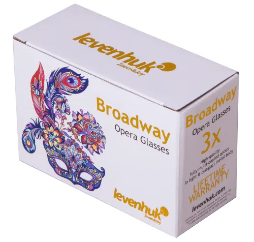 a fényképen:  Levenhuk Broadway 325C színházi látcső lánccal,  13