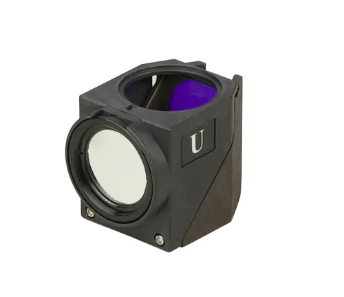 a fényképen:  MAGUS Epi-FL06 Epi-fluoreszcens tartozék, higanylámpa, fluoreszcens szűrőkockák В/G/UV/V/R/FITC/TRITC/DAPI,  10