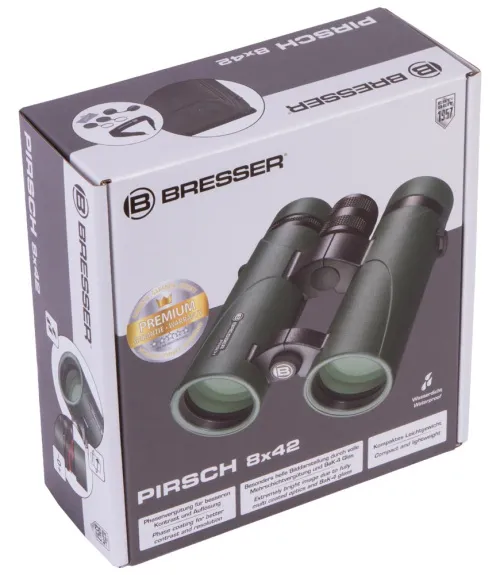 a képen:  Bresser Pirsch 8x42 kétszemes távcső,  11
