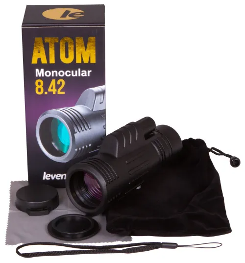 a képen:  Levenhuk Atom 8x42 egyszemes távcső,  2