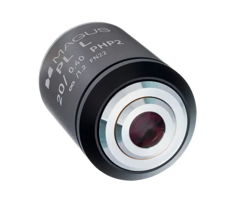 a fényképen:  MAGUS 20HP 20х/0,40 Plan L phase PHP2 ∞/1,2 SzM 8,0 mm objektív,  3