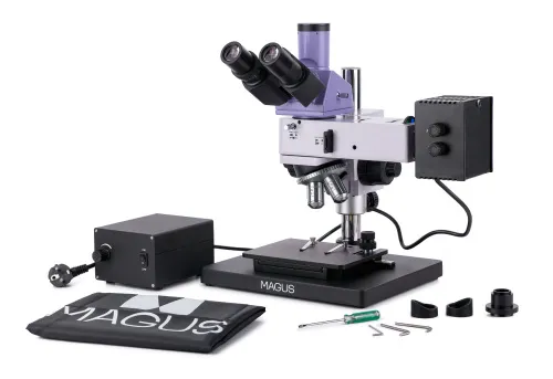 a fényképen:  MAGUS Metal D630 metallográfiai digitális mikroszkóp,  2