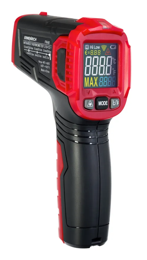 a képen:  Ermenrich Seek FR40 infravörös hőmérő,  2