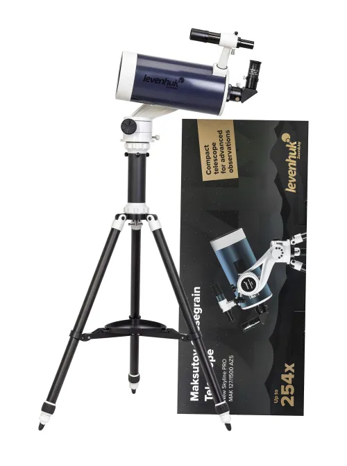 a fényképen:  Levenhuk New Skyline PRO MAK 127/1500 AZ5 teleszkóp,  2