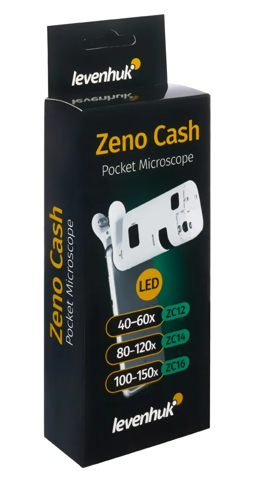 a fényképen:  Levenhuk Zeno Cash ZC14 zsebmikroszkóp,  10