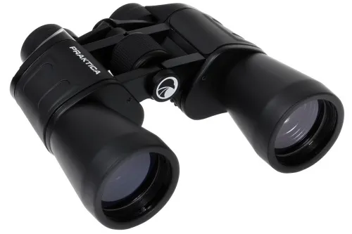 a fényképen:  Praktica Falcon 10x50 kétszemes távcső,  2
