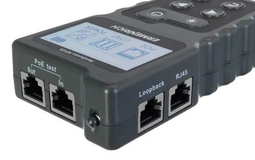 a képen:  Ermenrich NetGeeks NP25 PoE tesztelő,  8