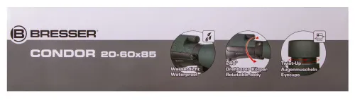a képen:  Bresser Condor 20-60x85 figyelőtávcső,  18