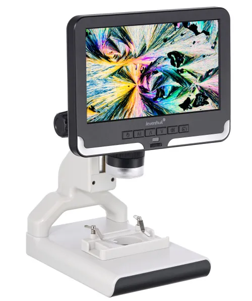 a fényképen:  Levenhuk Rainbow DM700 LCD digitális mikroszkóp,  4